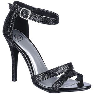 Delicious Glitter Open Toe Stiletto Heel Sandals